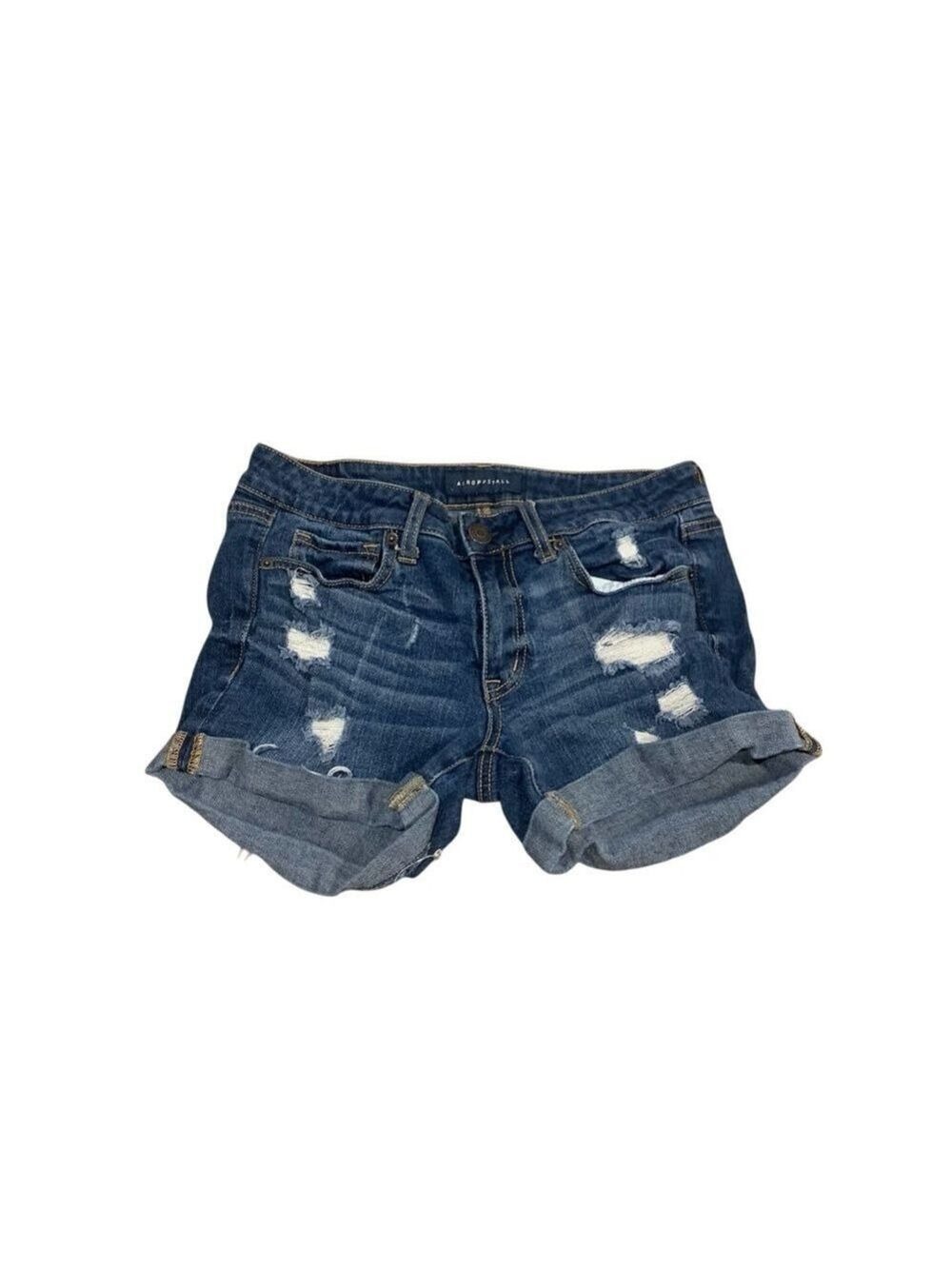 AEROPOSTALE Distressed Blue Jean Shorts size 4